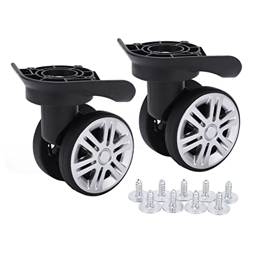 Luggage Suitcase Wheels - Universal Replacement, Mute Double Row Wheels