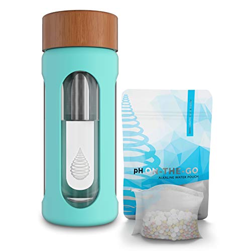 Invigorated Water pH Hydrate Glass Alkaline Water Bottle