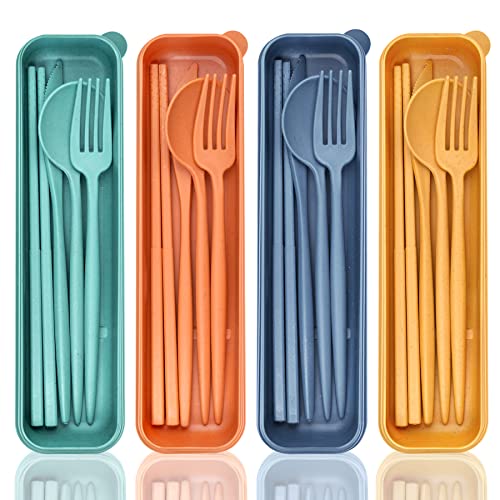 Reusable Travel Utensils with Case