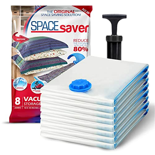 Jumbo Vacuum Storage Bags - Save 80% on Clothes Storage Space
