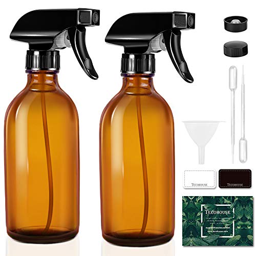 Tecohouse Amber Glass Spray Bottles - The Eco-Friendly Solution