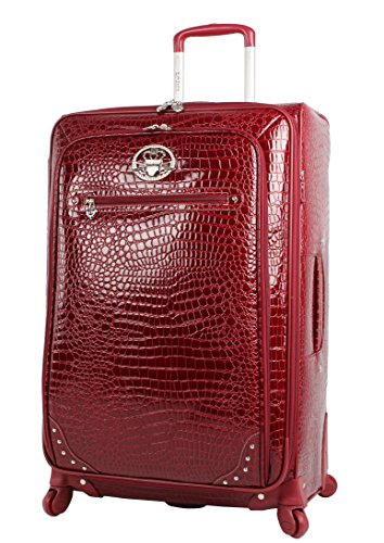 Kathy Van Zeeland Croco PVC Designer Luggage