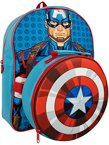 Avengers Captain America Backpack and Lunchbag Set