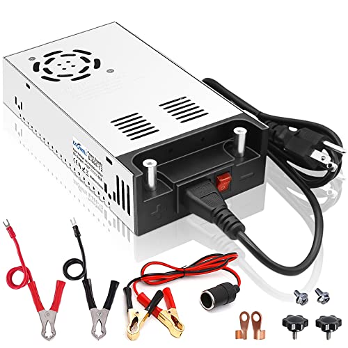 12V 5A AC Power Supply Adapter, AC 100-240V to DC 12V 5A Transformers, US  Plug Power Converter LED Driver with 7.5FT Power Cord for 12V LED Light, 3D