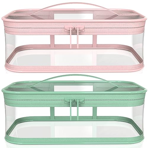 Transparent Makeup Bag Zipper Waterproof Portable Travel Storage Pouch