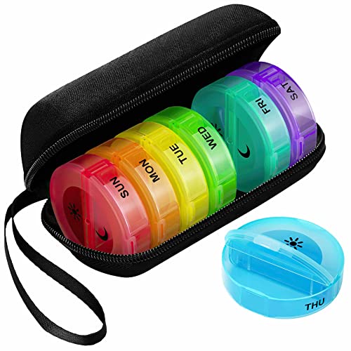 Barhon Pill Organizer 2 Times A Day