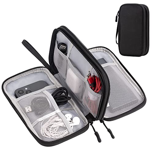 Arae Electronic Organizer - Portable Travel Cable Storage Case