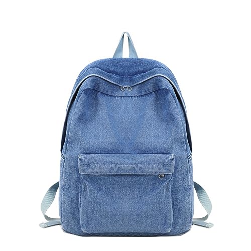 Vintage Denim School Backpack