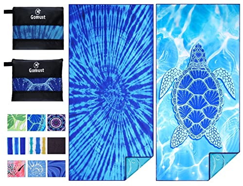 2 Pack Lightweight Thin Beach Towel