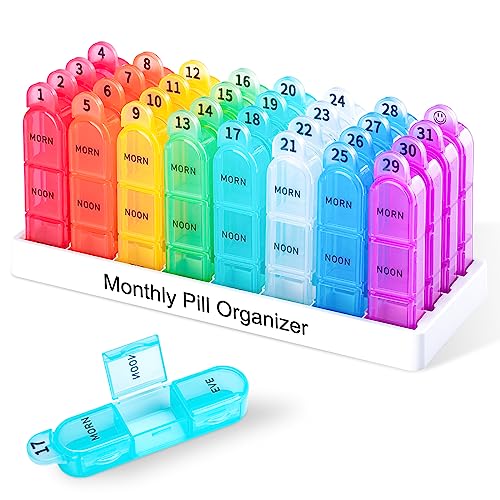 Colorwing Monthly Pill Organizer