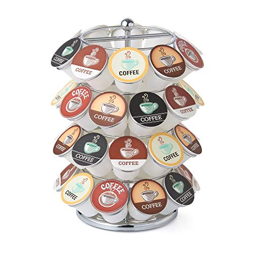 Nifty K-Cup Holder - 40 Pod Carousel, Kitchen Counter Organizer