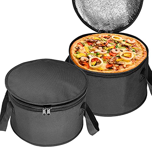 HOHUO RNAB0BRVZKNW2 double layers slow cooker bag?carry case with top zip  compartment and accessory pocket , insulated slow cooker carrier fits f