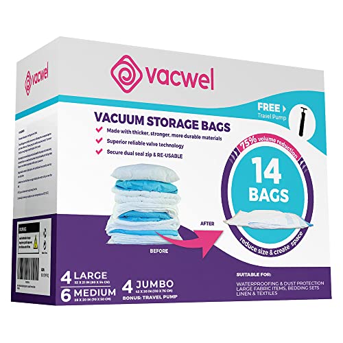 20 PACK VACUUM STORAGE BAGS BNBS SPACE SAVER BAGS FOR CLOTHES