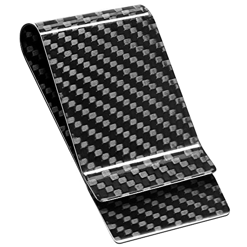 Carbon Fiber Money Clip Front Pocket Wallet