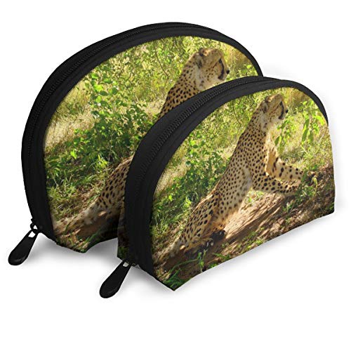 Cheetah Portable Toiletry Bag Makeup Bag Travel Organizer