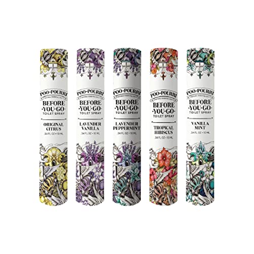 Poo-Pourri Before-You-Go Toilet Spray - Variety Travel Size 10 mL