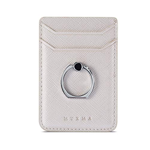 Premium RFID Phone Card Holder with Ring Kickstand