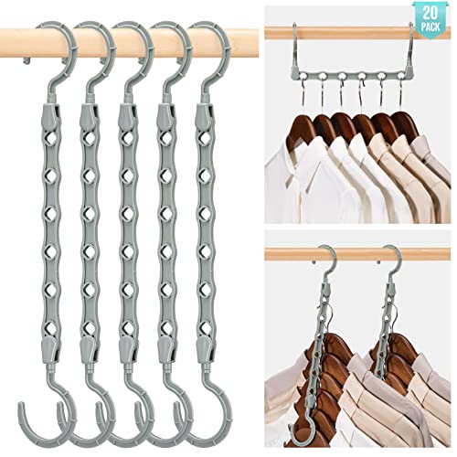FSUTEG Coat Hangers, 40 Pack Wire Hangers Stainless Steel Metal