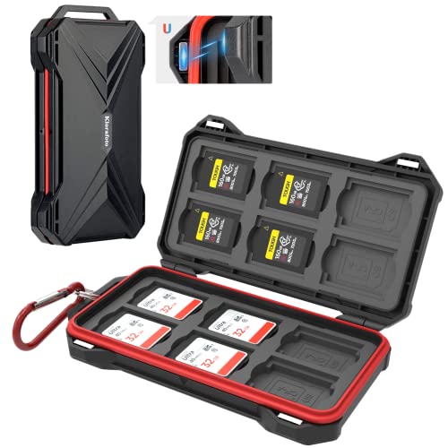 [12 SD + 12 CFexpress Type A] Memory Card Case Holder Organizer