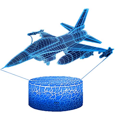 Plane Aircraft Airplane 3D Night Light