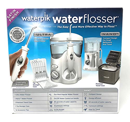 Waterpik Traveler and Tip Storage Flosser Combo Pack