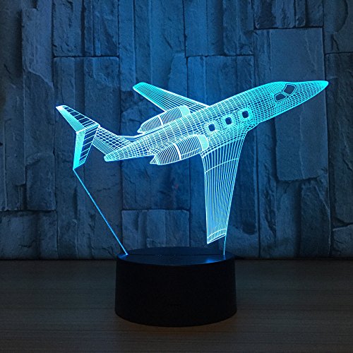 3D Airplane Night Light