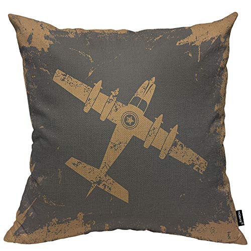 Airplane Throw Pillow Covers