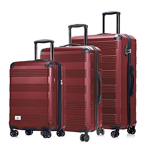 Verdi 3-Piece Lightweight Luggage Set with USB Port