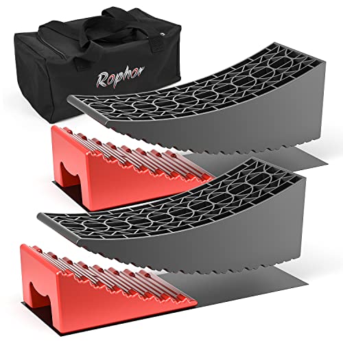 CARMTEK Camper Leveler Grip Mats - RV Levelers Pads - Rubber Grip Mat Set -  2 Pack