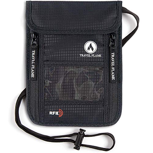 Travel Money Belt with RFID Blocking - Secure, Waterproof Hidden Wallet