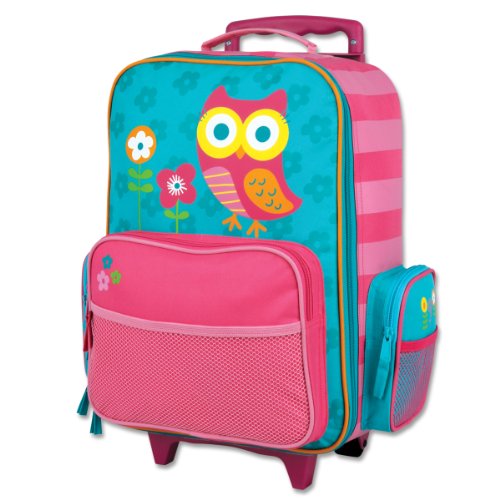 Stephen Joseph Kids' Owl Rolling Luggage