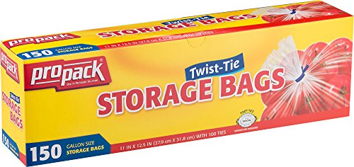 ProPack Disposable Plastic Storage Bags