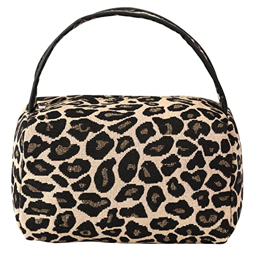 Leopard Print Makeup Bag