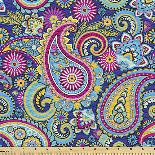 Ambesonne Paisley Fabric