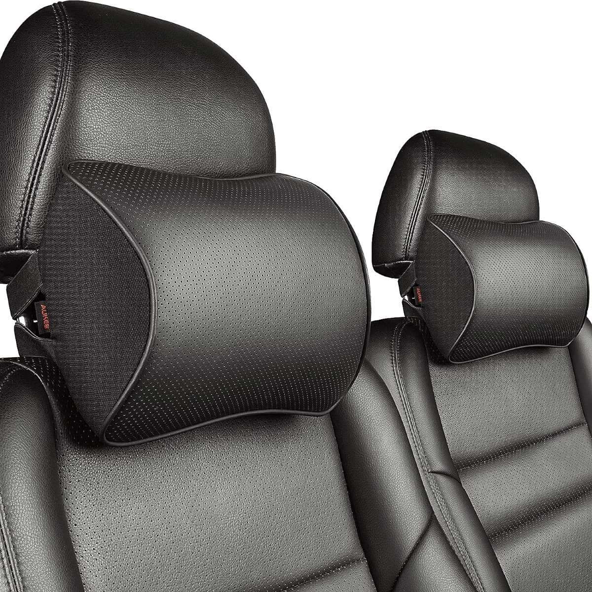 Cheap Adjustable Black Soft Velvet Car Seat Headrest Neck Support Pillow