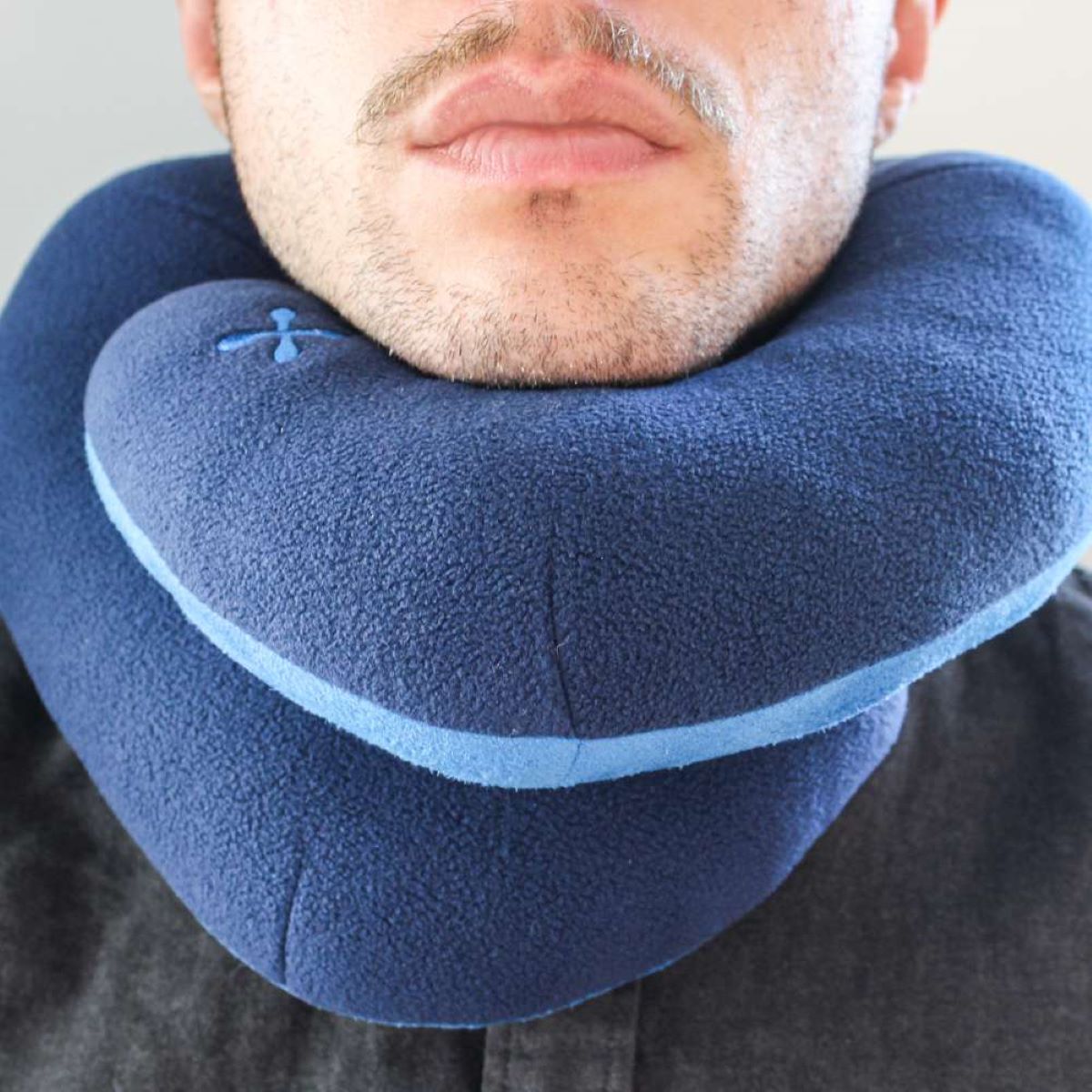 Dot¨ Travel Pillow for Neck, Chin, Lumbar and Leg Support - for Traveling  on Airplane, Bus, Train or at Home - Best for Side, Stomach and Back