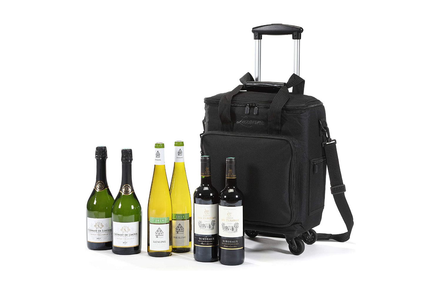 Made Easy Kit Insulated Wine Tote - Neoprene Wine Carrier Bag with Magnetic  Handle Clasp - Wine Bottle Protective Travel Bag - Perfect for Gifting