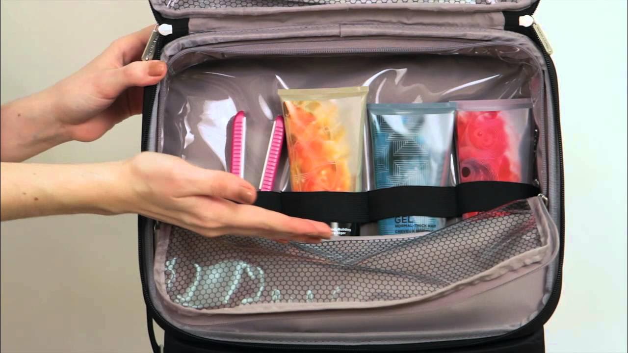 Travelon 1-Quart Zip-top Bag with Bottles, Clear, 8.5 x 7 x 1.75