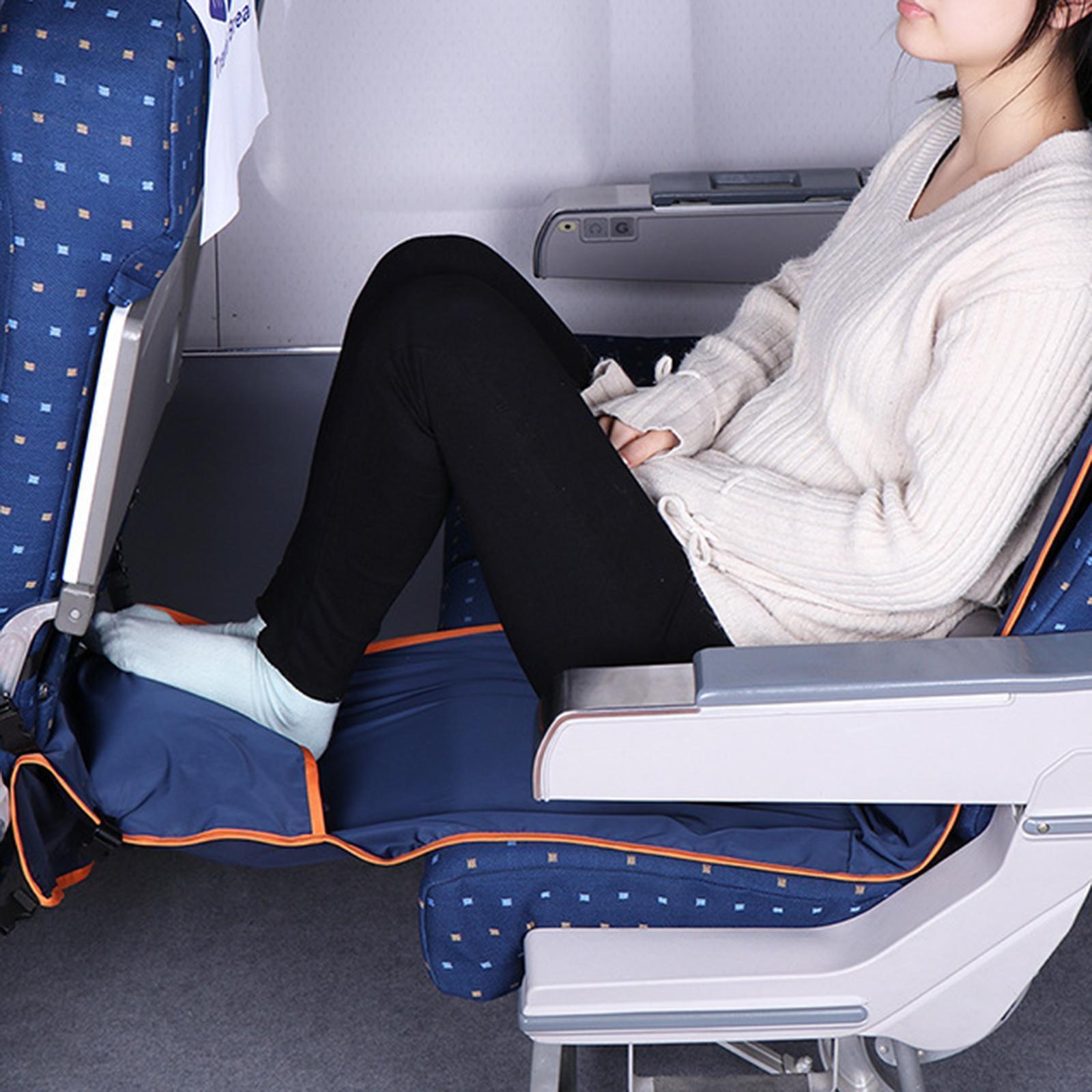 Airplane Foot Rest - Travel. Office Foot Rest Soothing Fatigue Foot Swing  Foot Rest Airplane Travel Accessories, No Collision Foot Hammock And Portabl
