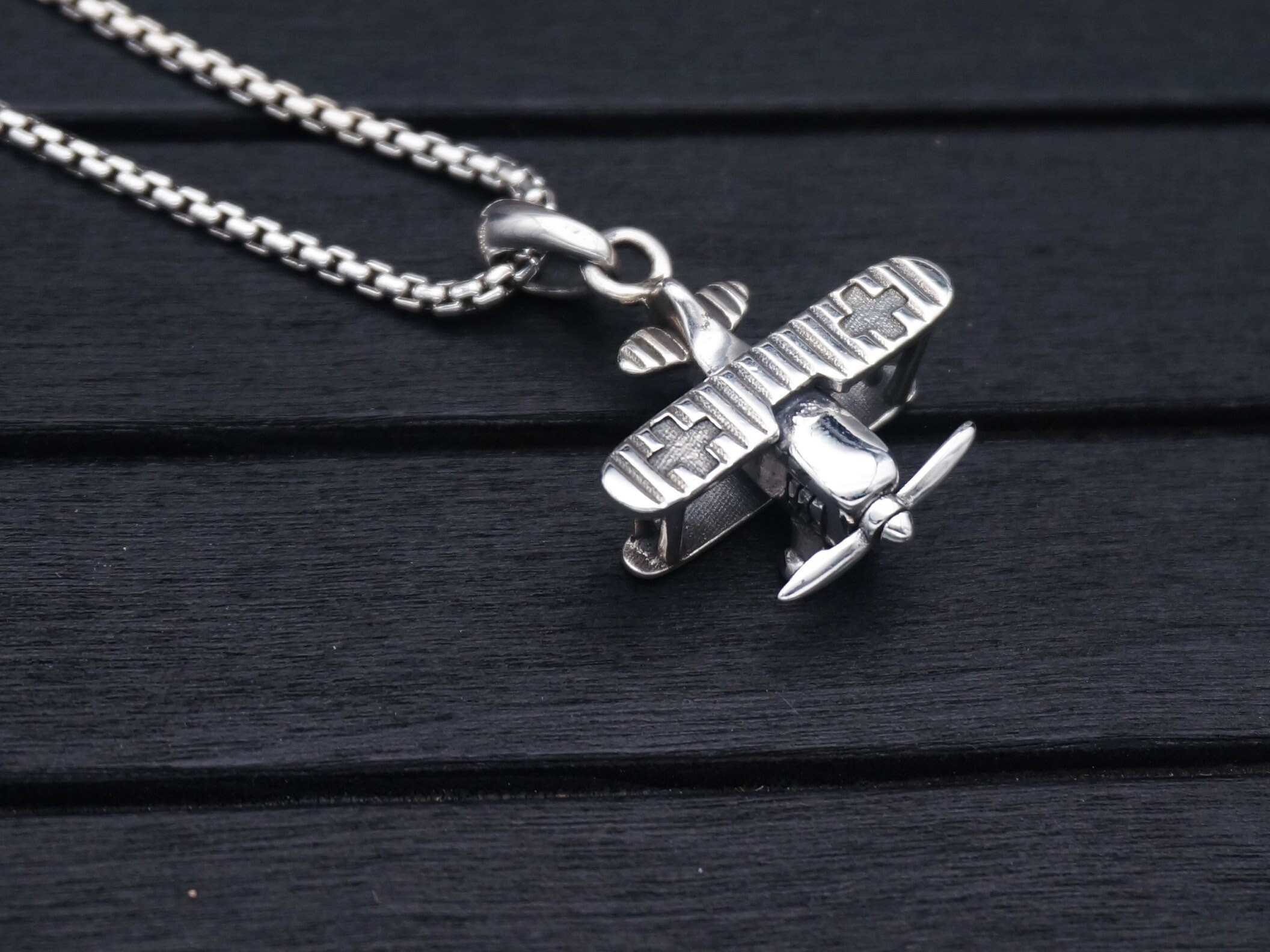 Charms 316L Stainless Steel 3D Airplane Charm Pendant for DIY Jewelry  Making Necklace Pendant Charm Airplane Accessories
