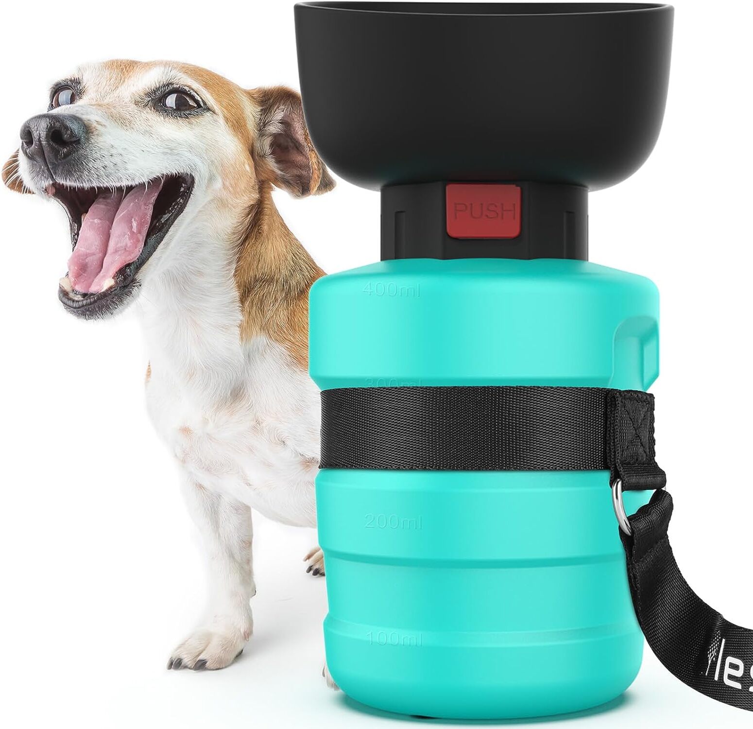 Gorilla Grip  Leakproof 2 in 1 Design Portable Dog Water Bottle