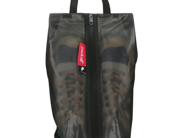  Shoe Bag,Mossio Large Waterproof Shoe Organizer with Zipper  for Men & Women Beige