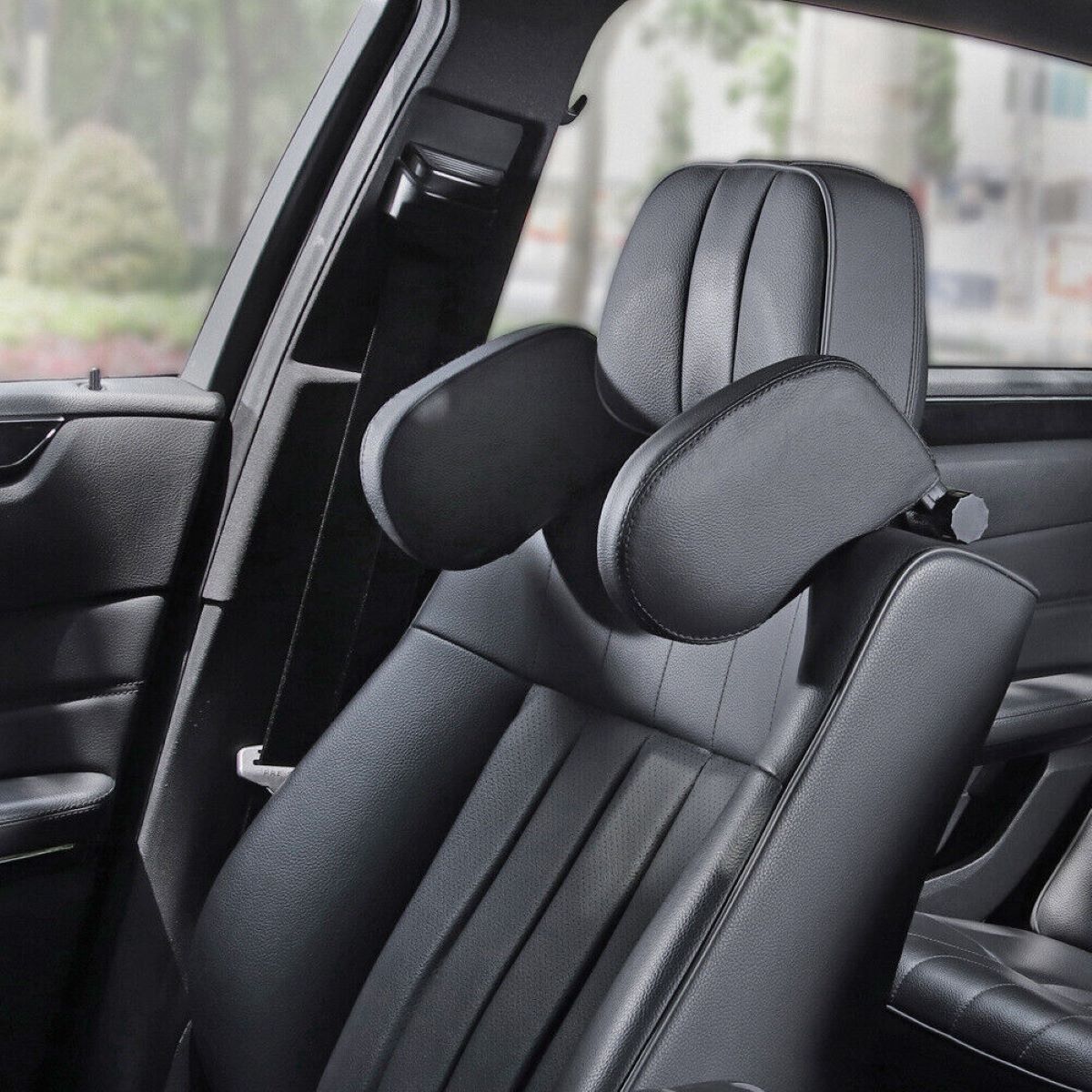 2 Pcs PU leather Car Pillows Headrest Neck Cushion Support Auto Seat  Accessories 2022 2023 is in stock and for sale - Price & Review 2022 2023