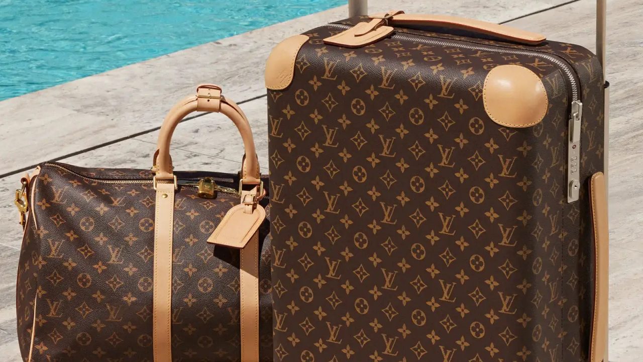 Louis Vuitton Luggage Travel Bag Garment Bag Suitcase Lock and