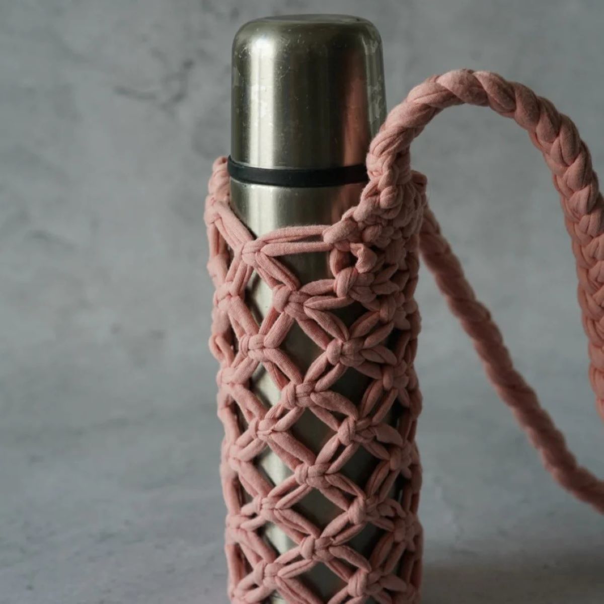 Macrame Water Bottle Holder Bottle Sling Hydro Flask Sleeve Wine