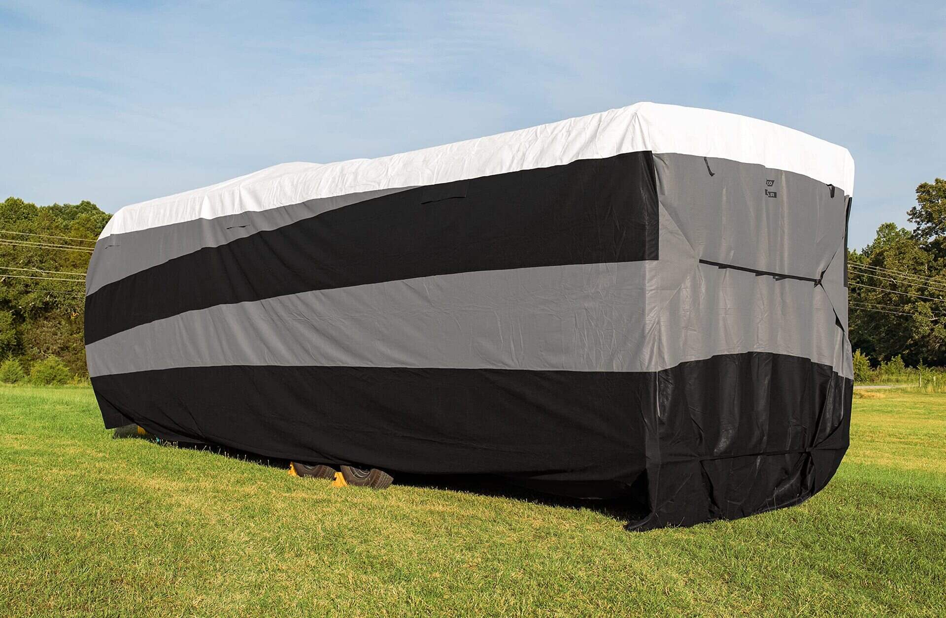 GEARFLAG Travel Trailer RV Cover 4 Layers top with reinforced windproo