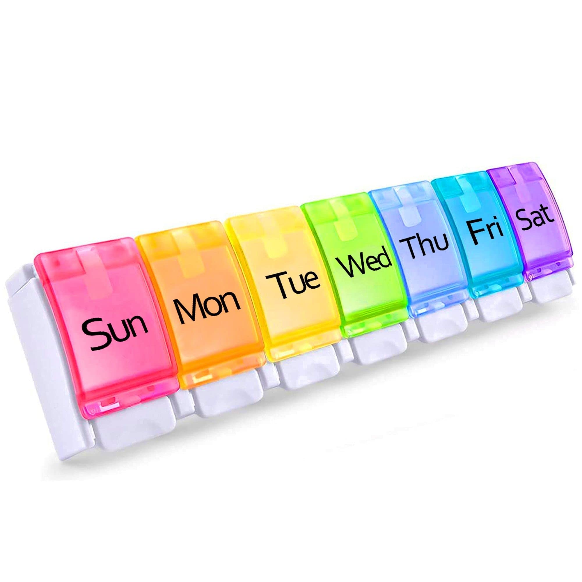 12 Pack] Pill Organizer 3 Times a Day, Weekly Medicine Organizer Pill  Boxes, 7 Day Large Pill Holder Organizer Sorter Container Case, Morning  Noon Night Daily Pill 3 Times a Day Travel