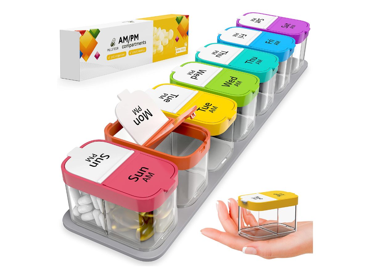 14 Amazing Monthly Pill Organizer Twice A Day for 2023 | TouristSecrets