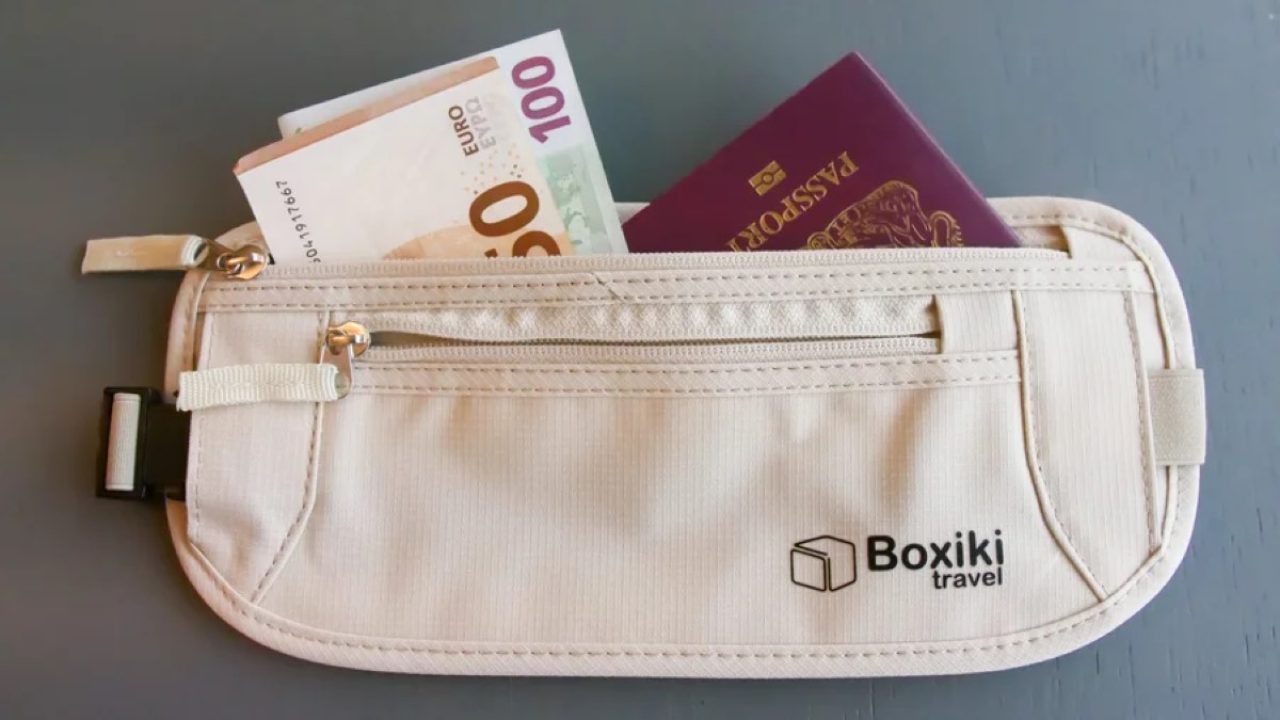 Travel Money Belt for Men Women, RFID Blocking Waist Wallet Hidden  Antitheft Passport Holder Concealed Under Clothes Stash Pouch, Bonus 2  Credit Card