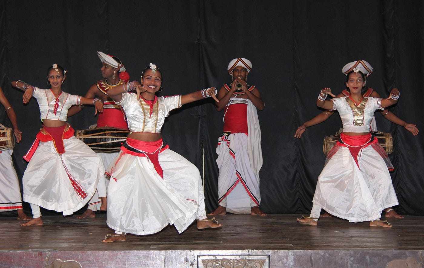 Dancers rehearsing traditional Kandyan dance at the Amunugama Dancing ...